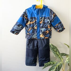 Columbia Kids' Blue and Orange Winter Suit